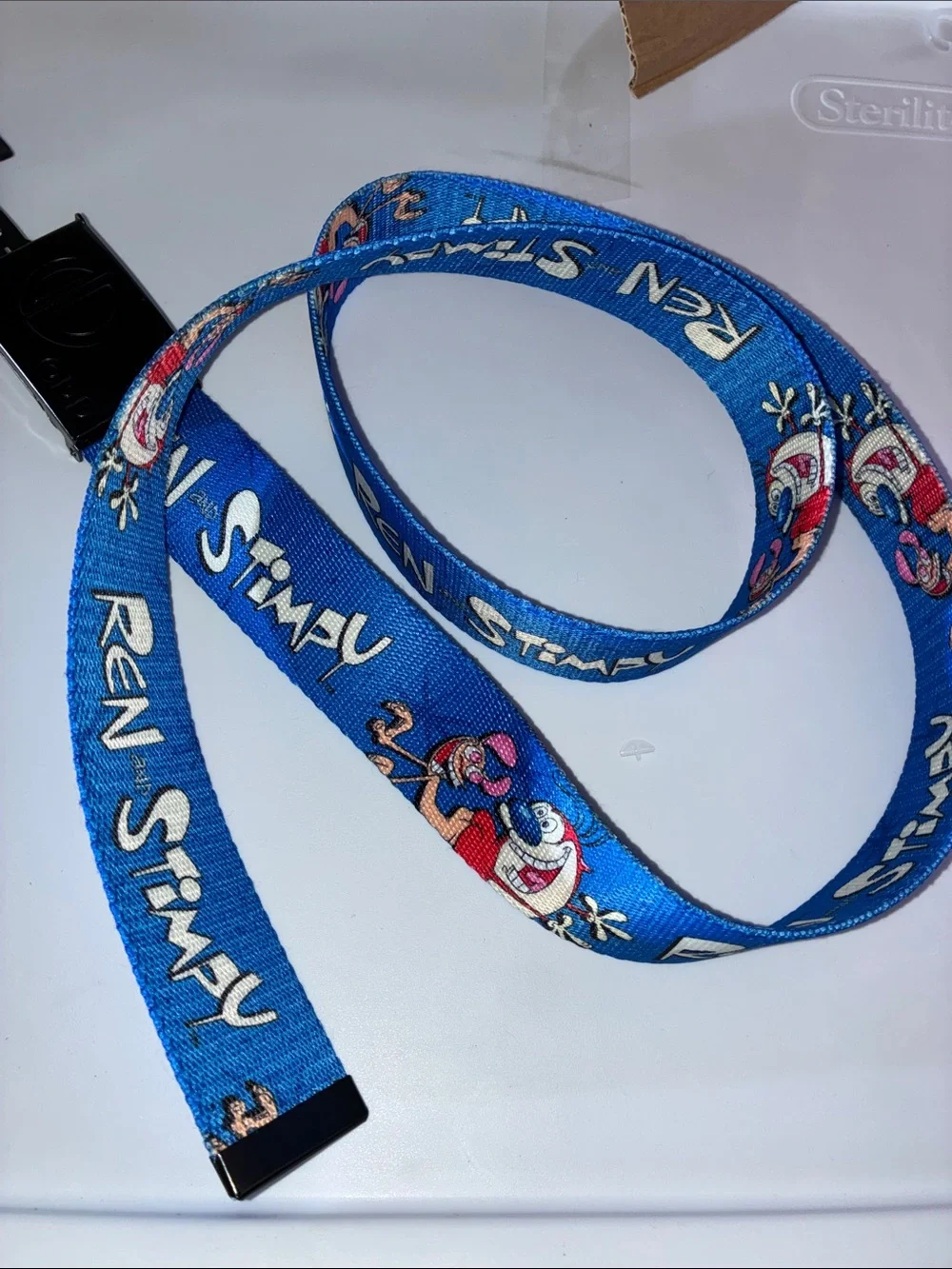 ODD SOX X Ren & Stimpy reversible belt